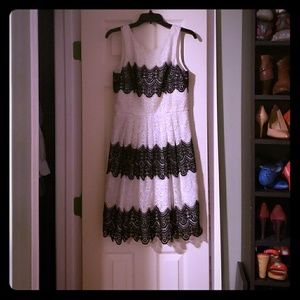 Black and white dress